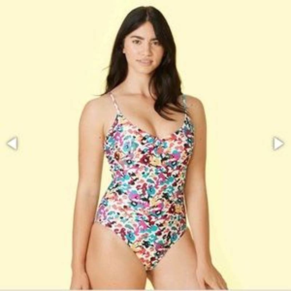 Summersalt Swimsuit Leopard Rainbow Marina One Piece Multicolor Size 4